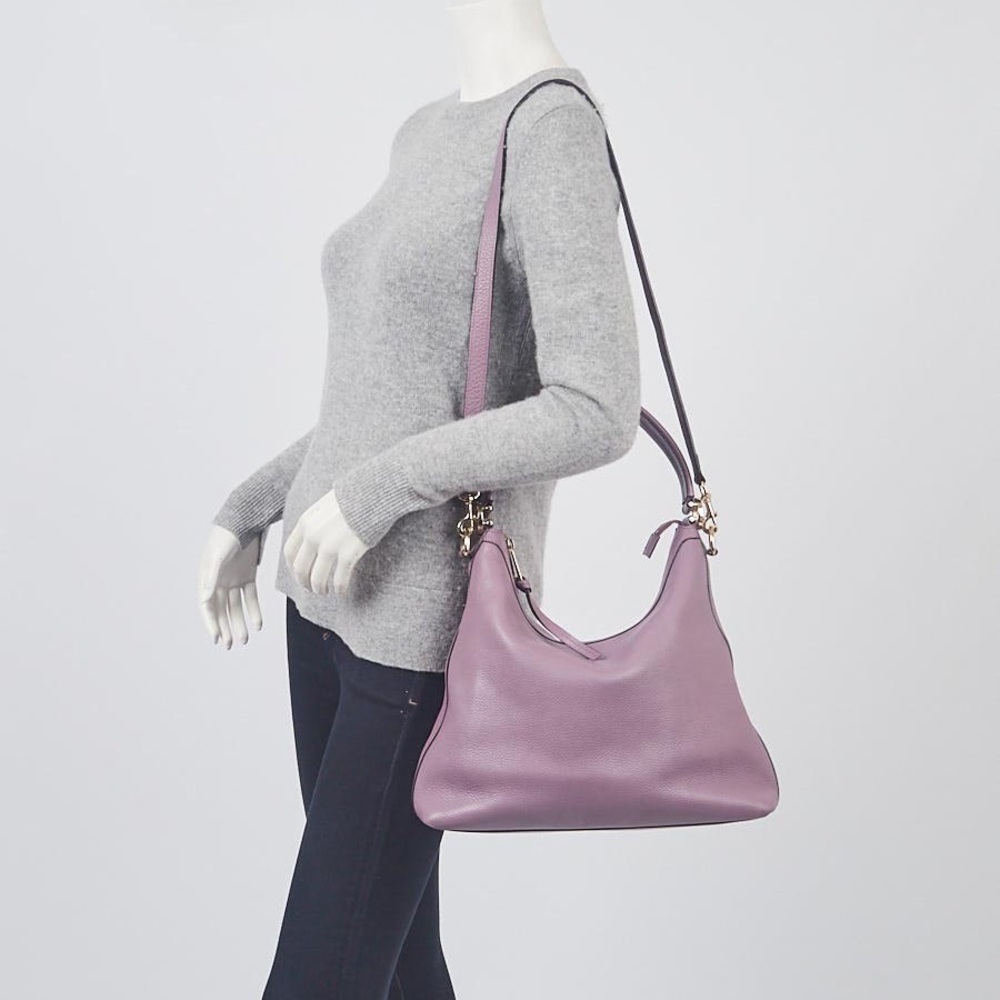 COPY - Gucci Miss GG hobo bag in lavender leather - Picture 2 of 9